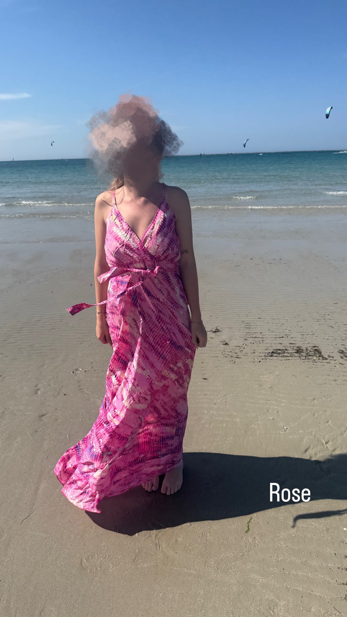 Robe Bohème Rose - Manyliaboutique
