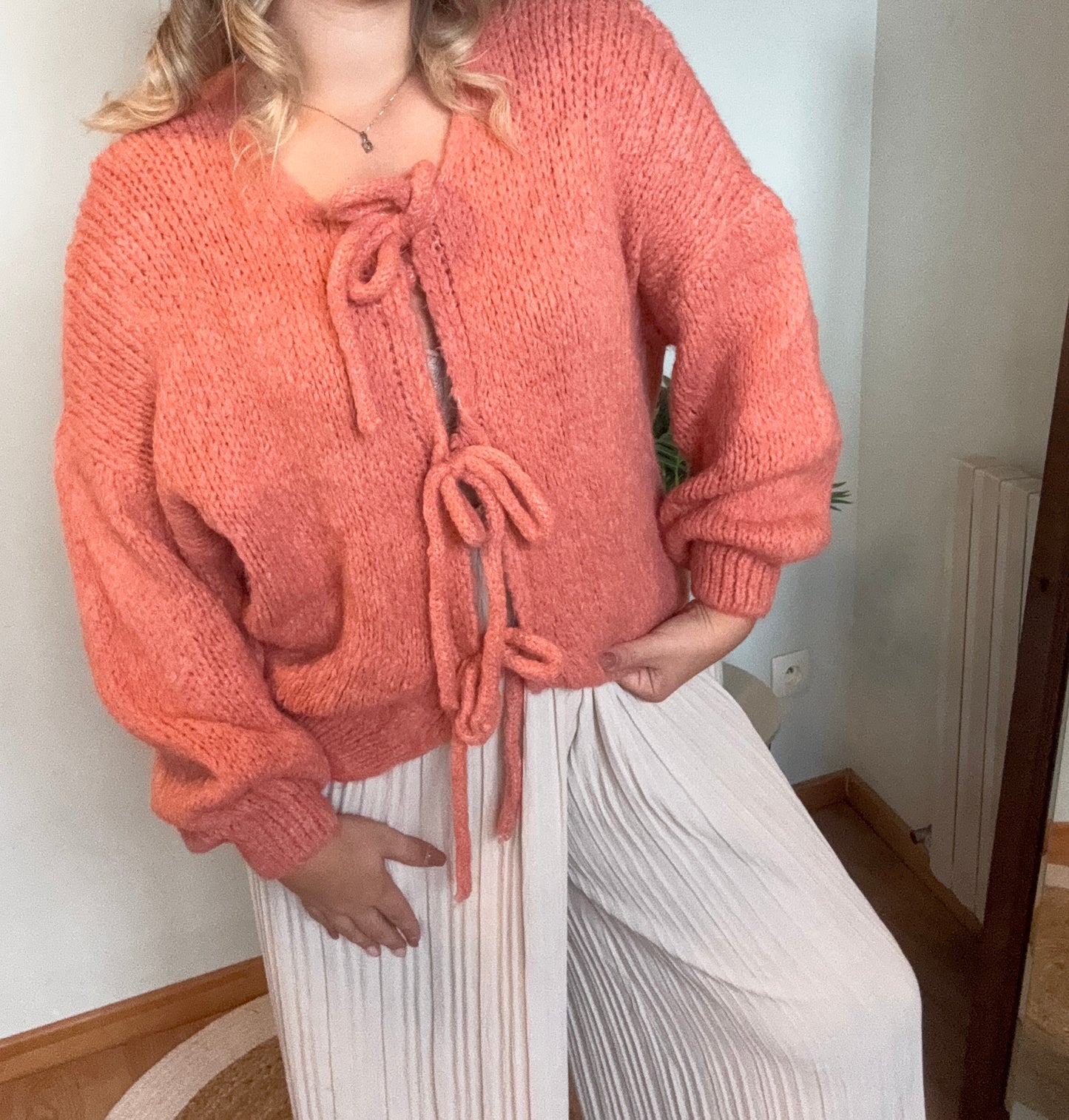 Gilet Manon corail