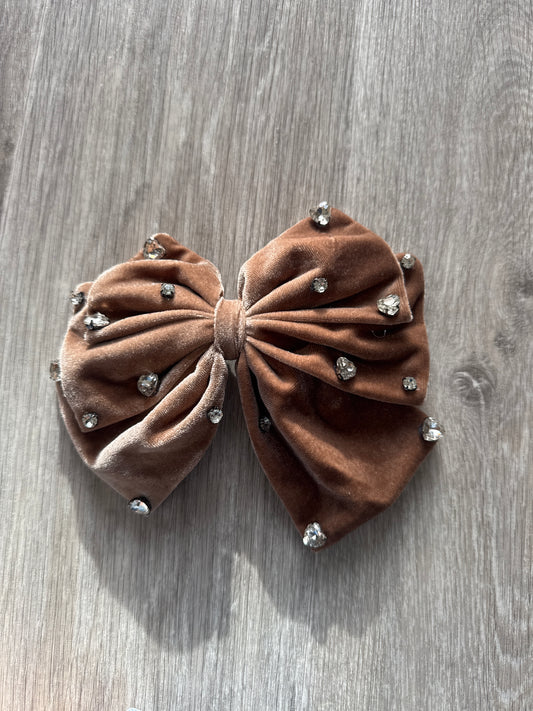 Barrette à cheveux marron (défectueux)