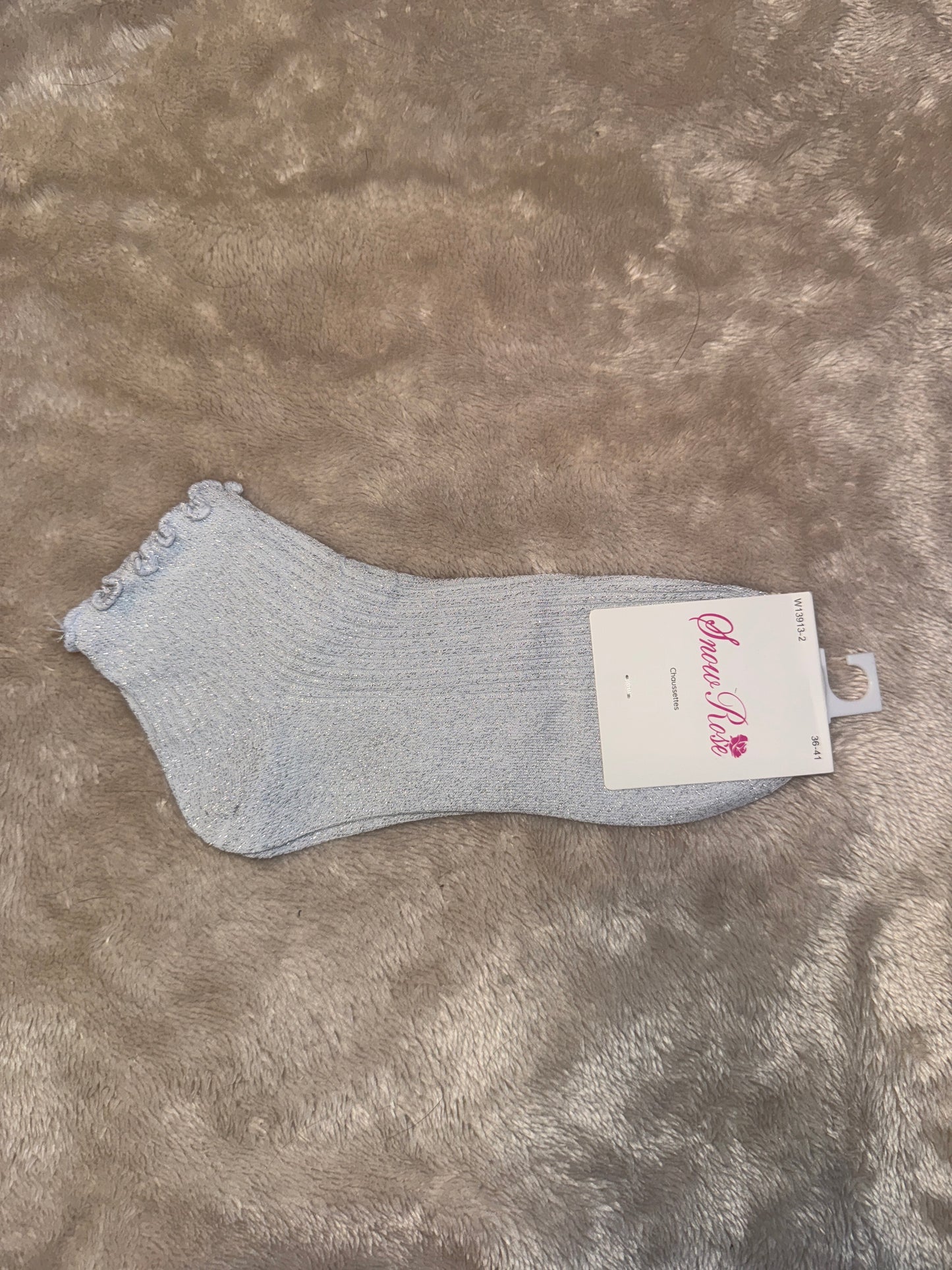 Chaussettes basses à paillettes