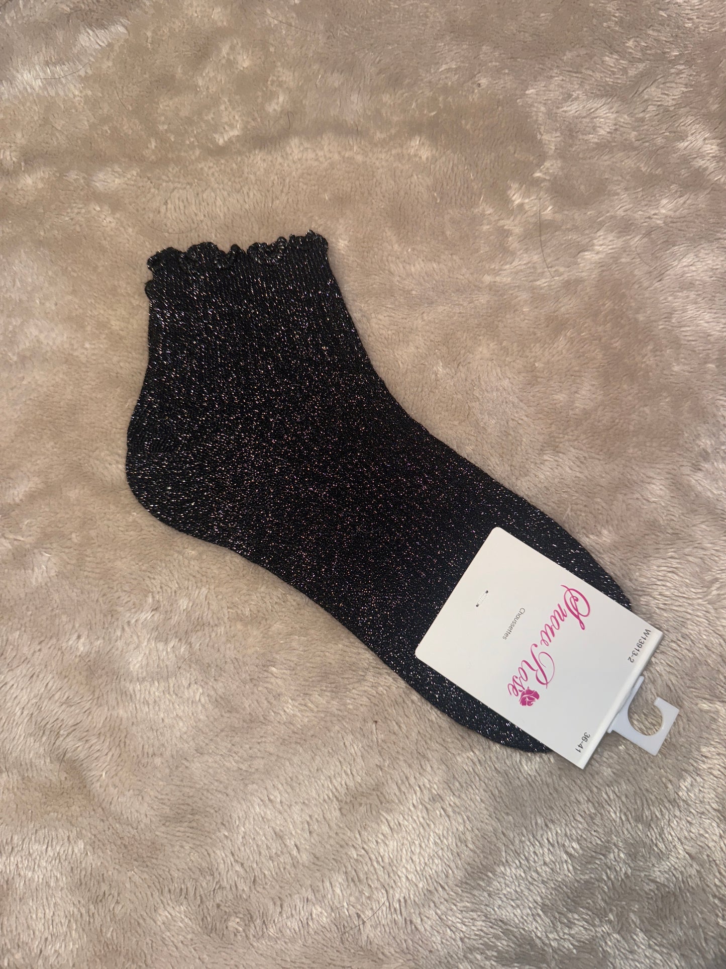 Chaussettes basses à paillettes