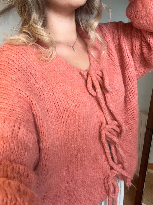 Gilet Manon corail
