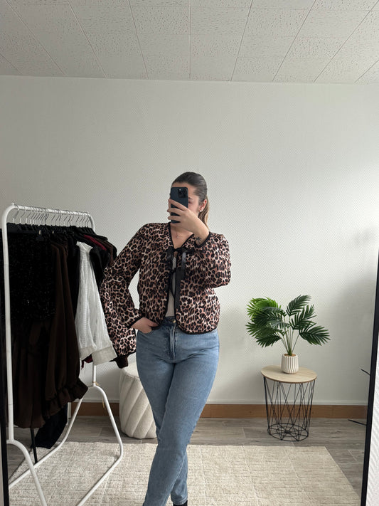 Veste légère léopard